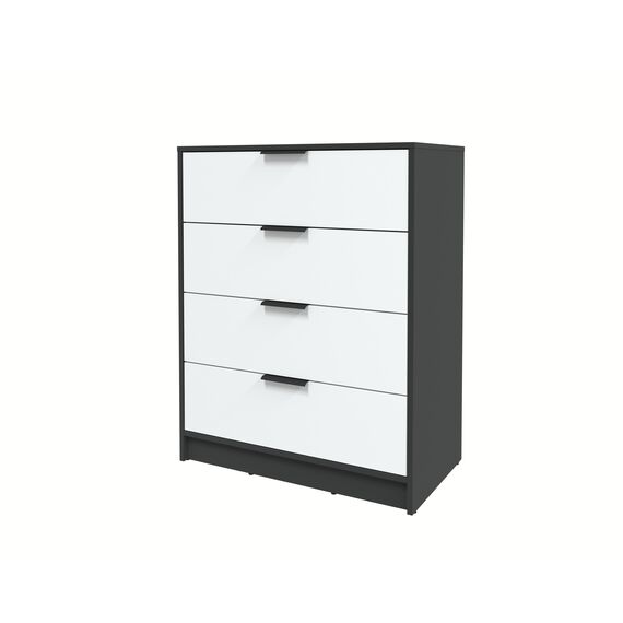 Комод КТ-К80 Концепт (антрацит/белый), изображение 2