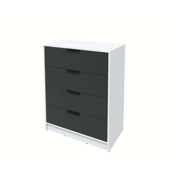 Комод КТ-К80 Концепт (белый/антрацит), изображение 3