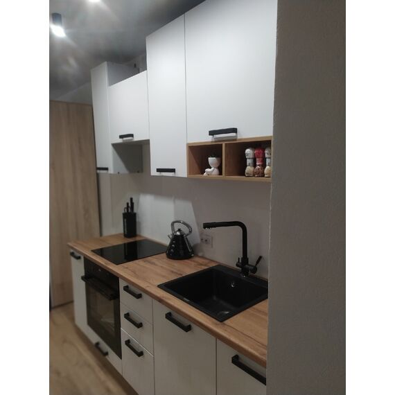 Кухня угловая Ройс (скин графит), Размеры: Размер 1,2х1,6 м., изображение 8